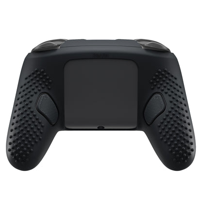 PlayVital 3D スタッズエディション シリコンカバースキン Nintendo Switch 2 Proコントローラー用 背面ボタンキャップ・サムグリップ・ステッカー付き 滑り止めグリッププロテクターケース【ブラック】