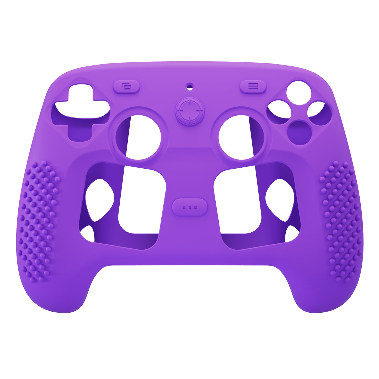 PlayVital 3D Studded Edition シリコンカバー 4個のサムグリップ＆ステッカー付き Steam Controller 2（2026）用【パープル】