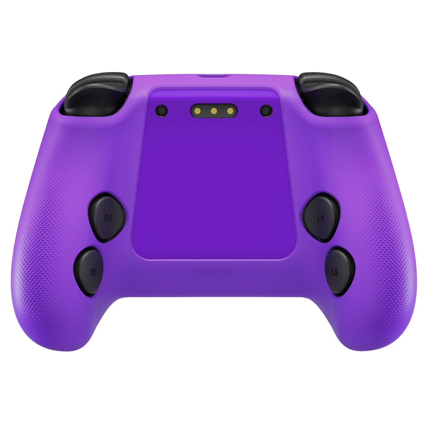 PlayVital 3D Studded Edition シリコンカバー 4個のサムグリップ＆ステッカー付き Steam Controller 2（2026）用【パープル】