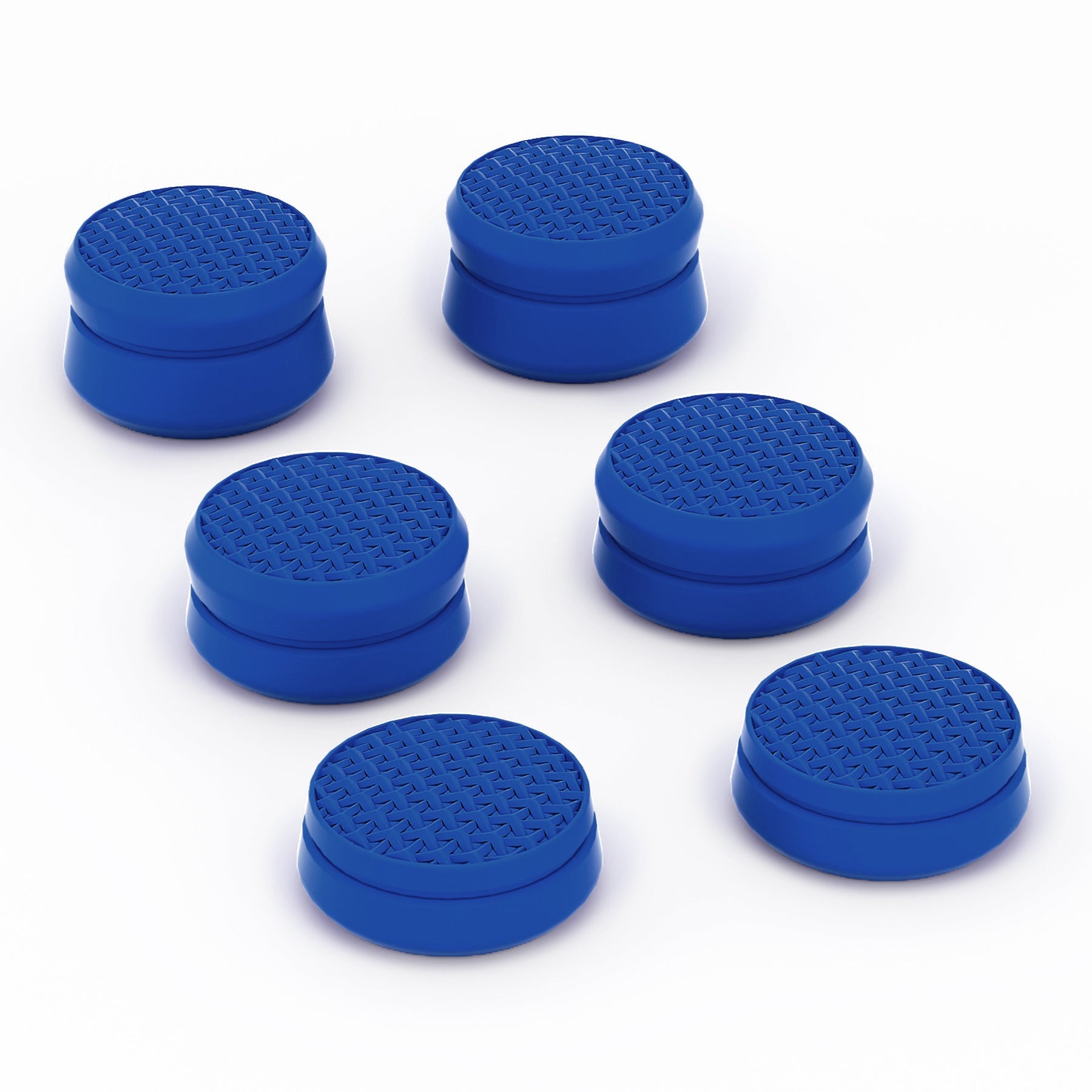 PlayVital 3 Height Armor Thumbs Cushion Caps Thumb Grips for ps5, for ps4, Thumbstick Grip Cover for Xbox Core Wireless Controller, Thumb Grip Caps for Xbox One, Elite Series 2, for Switch Pro - Blue - PJM3070 PlayVital