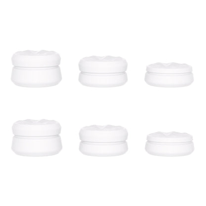 PlayVital 3 Height Hurricane Thumbs Cushion Caps Thumb Grips for ps5, for ps4, Thumbstick Grip Cover for Xbox Core Wireless Controller, Thumb Grips for Xbox One, Elite Series 2, for Switch Pro - White - PJM3063 PlayVital