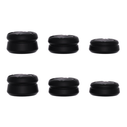 PlayVital 3 Height Razor Thumbs Cushion Caps Thumb Grips for ps5, for ps4, Thumbstick Grip Cover for Xbox Core Wireless Controller, Thumb Grip Caps for Xbox One, Elite Series 2, for Switch Pro - Black - PJM3057 PlayVital