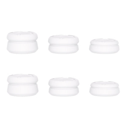 PlayVital 3 Height Razor Thumbs Cushion Caps Thumb Grips for ps5, for ps4, Thumbstick Grip Cover for Xbox Core Wireless Controller, Thumb Grip Caps for Xbox One, Elite Series 2, for Switch Pro - White - PJM3058 PlayVital