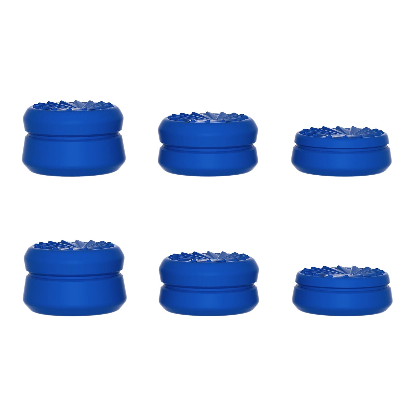 PlayVital 3 Height Turbine Thumbs Cushion Caps Thumb Grips for ps5, for ps4, Thumbstick Grip Cover for Xbox Core Wireless Controller, Thumb Grips for Xbox One, Elite Series 2, for Switch Pro - Blue - PJM3055 PlayVital