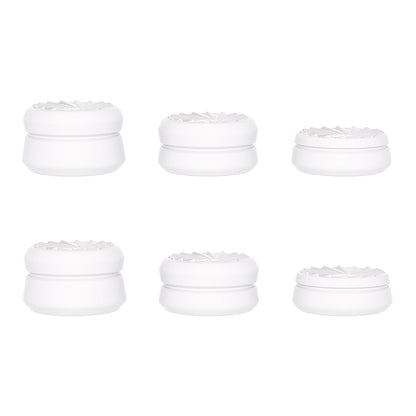 PlayVital 3 Height Turbine Thumbs Cushion Caps Thumb Grips for ps5, for ps4, Thumbstick Grip Cover for Xbox Core Wireless Controller, Thumb Grips for Xbox One, Elite Series 2, for Switch Pro - White - PJM3053 PlayVital