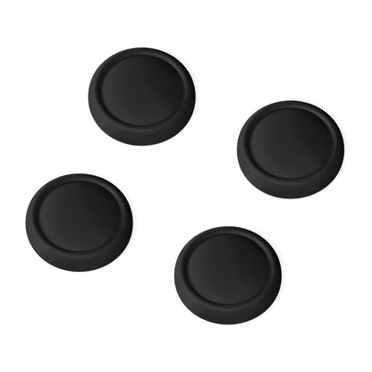 PlayVital 2025年新型Switch 2対応用親指グリップキャップ 4個セットジョイコン対応シリコン素材 快適フィット 滑り止めスティックカバー 【ブラック】
