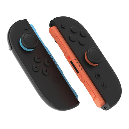 PlayVital 2025年新型Switch 2対応用親指グリップキャップ 4個セットジョイコン対応シリコン素材 快適フィット 滑り止めスティックカバー 【ブラック】