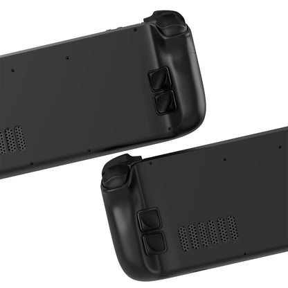 PlayVital Steam Deck用 バックボタン & ショルダーボタン トリガー強化セット LR延長トリガーグリップ + バックボタン改良アクセサリー（OLED / LCD対応）【ブラック】
