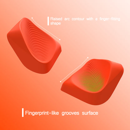 PlayVital Steam Deck用 バックボタン & ショルダーボタン トリガー強化セット LR延長トリガーグリップ + バックボタン改良アクセサリー（OLED / LCD対応）【オレンジ】