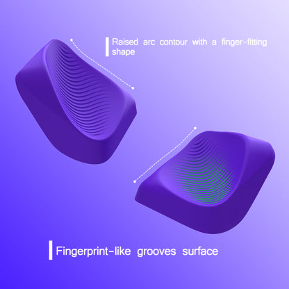 PlayVital Steam Deck用 バックボタン & ショルダーボタン トリガー強化セット LR延長トリガーグリップ + バックボタン改良アクセサリー（OLED / LCD対応）【パープル】