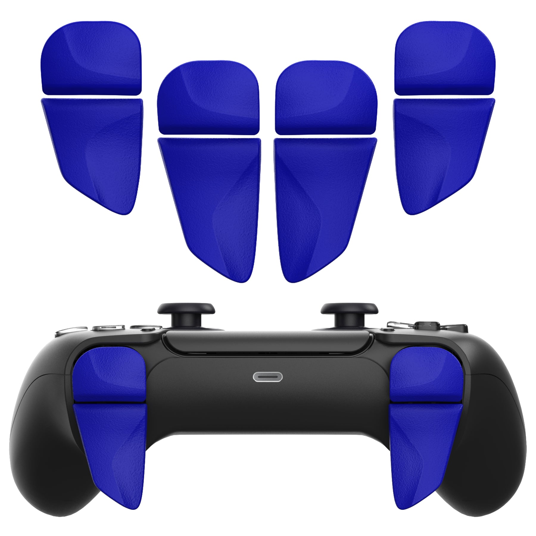 PlayVital Blade 2 Pair Shoulder Buttons Extension Triggers for PS5 & PS5 Edge Controller & PS Portal Remote Player - Blue - PFPJ153 PlayVital