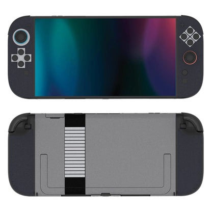 PlayVital Nintendo Switch 2（2025）本体・Joycon対応 フルセット保護ステッカーシール カスタマイズ用ビニールステッカー ドック＆グリップスシール付き【クラシック・NESファミコンスタイル】