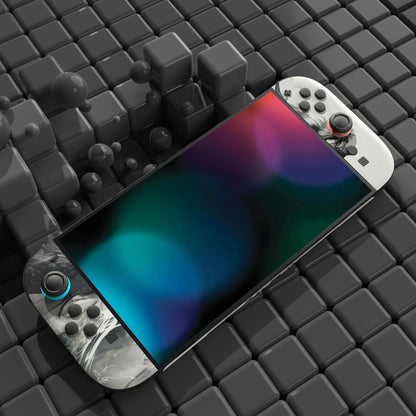 PlayVital Nintendo Switch 2（2025）本体・Joycon対応 フルセット保護ステッカーシール カスタマイズ用ビニールステッカー ドック＆グリップスシール付き【インク スピリット ドラゴン】