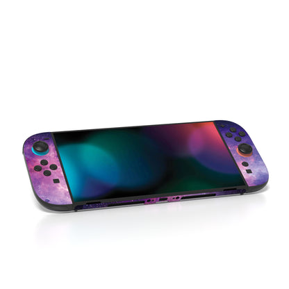 PlayVital Nintendo Switch 2（2025）本体・Joycon対応 フルセット保護ステッカーシール カスタマイズ用ビニールステッカー ドック＆グリップスシール付き【星雲銀河】
