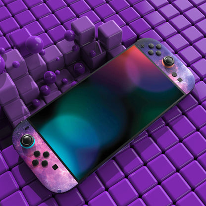 PlayVital Nintendo Switch 2（2025）本体・Joycon対応 フルセット保護ステッカーシール カスタマイズ用ビニールステッカー ドック＆グリップスシール付き【星雲銀河】