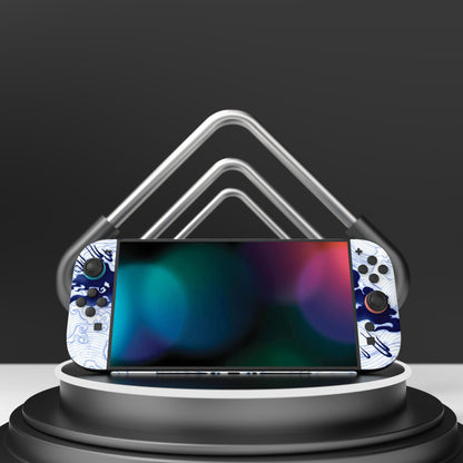 PlayVital Nintendo Switch 2（2025）本体・Joycon対応 フルセット保護ステッカーシール カスタマイズ用ビニールステッカー ドック＆グリップスシール付き【青花磁器風】