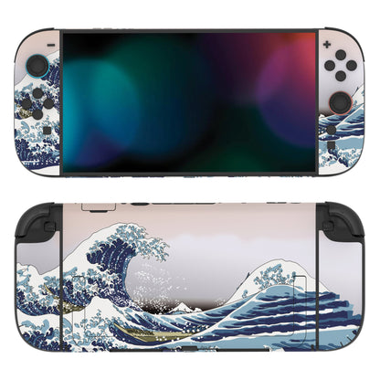 PlayVital Nintendo Switch 2（2025）本体・Joycon対応 フルセット保護ステッカーシール カスタマイズ用ビニールステッカー ドック＆グリップスシール付き【ザ グレート ウェブ】