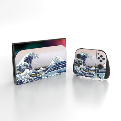 PlayVital Nintendo Switch 2（2025）本体・Joycon対応 フルセット保護ステッカーシール カスタマイズ用ビニールステッカー ドック＆グリップスシール付き【ザ グレート ウェブ】