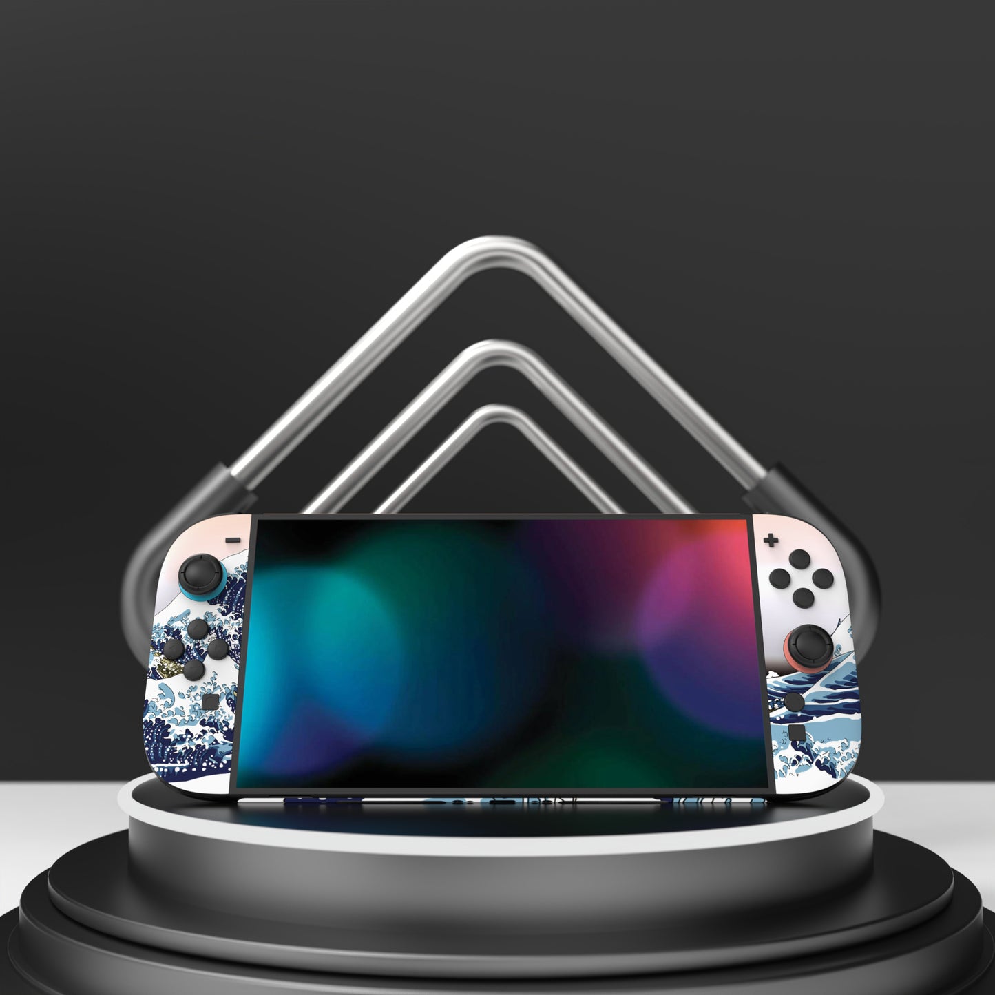 PlayVital Nintendo Switch 2（2025）本体・Joycon対応 フルセット保護ステッカーシール カスタマイズ用ビニールステッカー ドック＆グリップスシール付き【ザ グレート ウェブ】