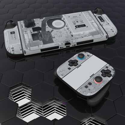 PlayVital Nintendo Switch 2（2025）本体・Joycon対応 フルセット保護ステッカーシール カスタマイズ用ビニールステッカー ドック＆グリップスシール付き【X テアダウン】
