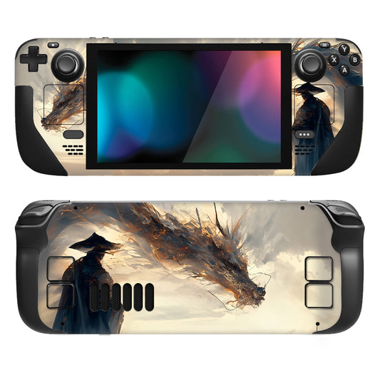 PlayVital Custom Full Set Protective Skin Decal for Steam Deck LCD & OLED - Cloudwalker's Encounter - SDTM093 PlayVital