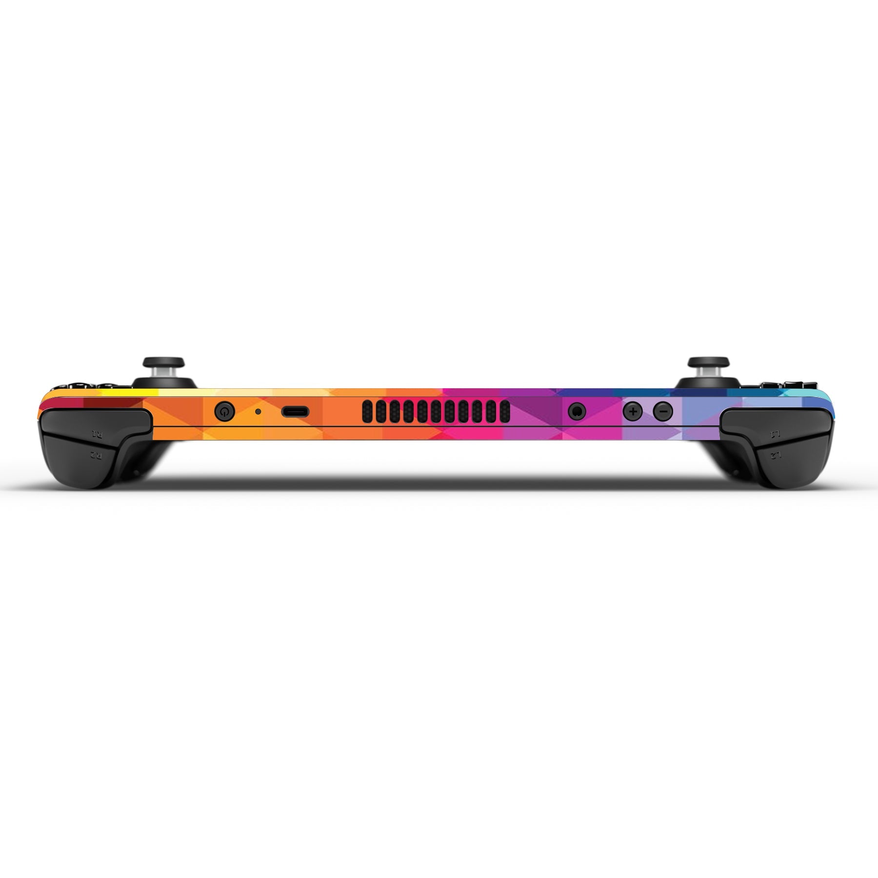 PlayVital Custom Full Set Protective Skin Decal for Steam Deck LCD & OLED -  Colorful Triangle - SDTM002G2 playvital