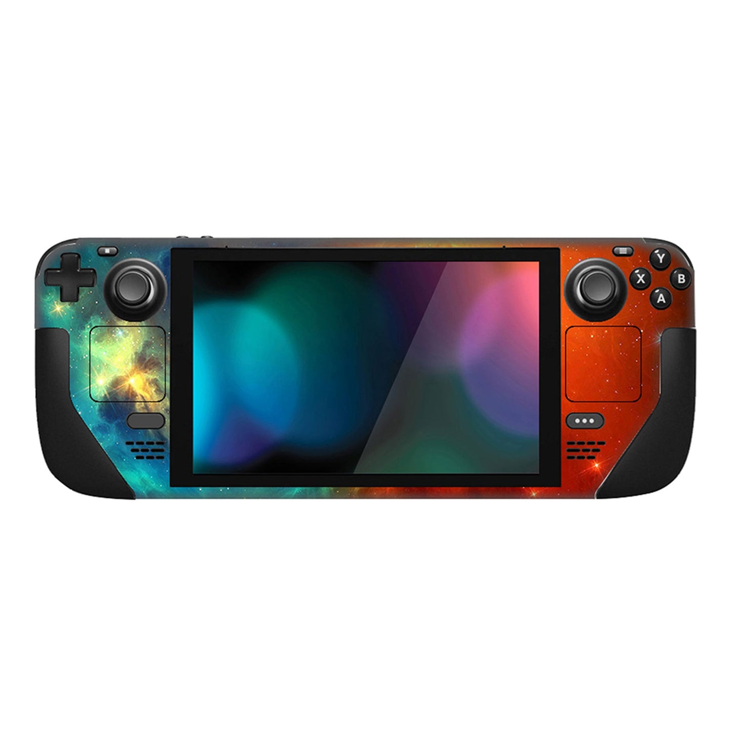 PlayVital Custom Full Set Protective Skin Decal for Steam Deck LCD & OLED - Orange Star Universe - SDTM001G2 playvital