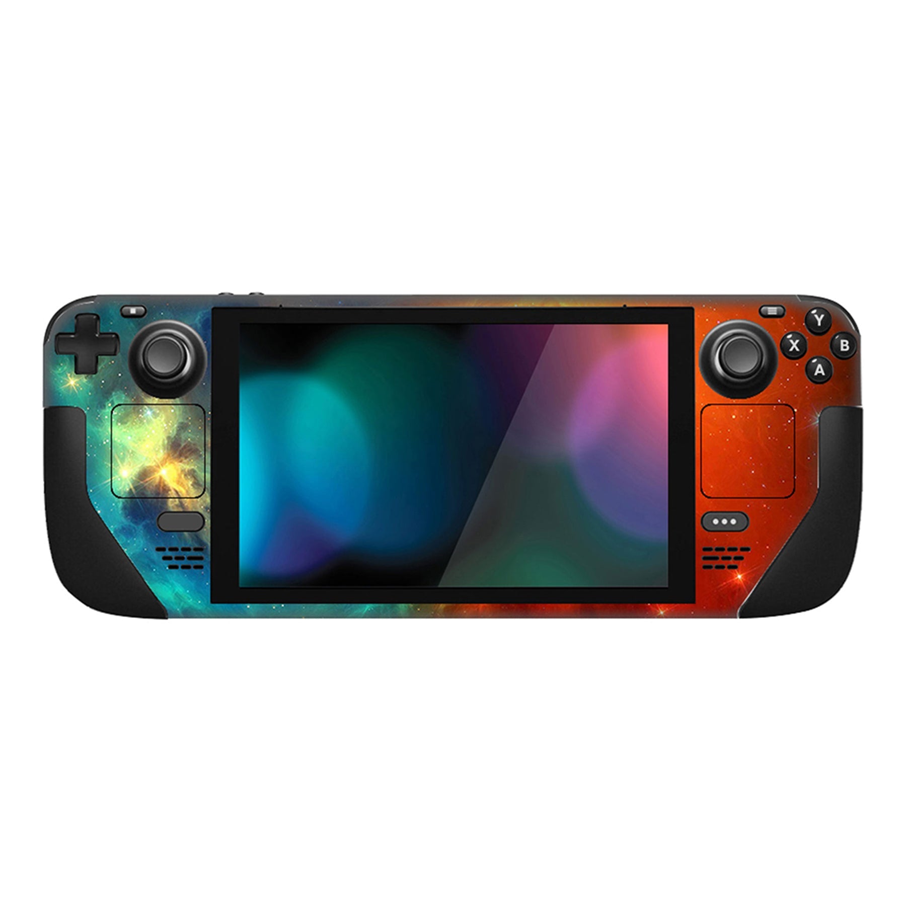 PlayVital Custom Full Set Protective Skin Decal for Steam Deck LCD & OLED - Orange Star Universe - SDTM001G2 playvital