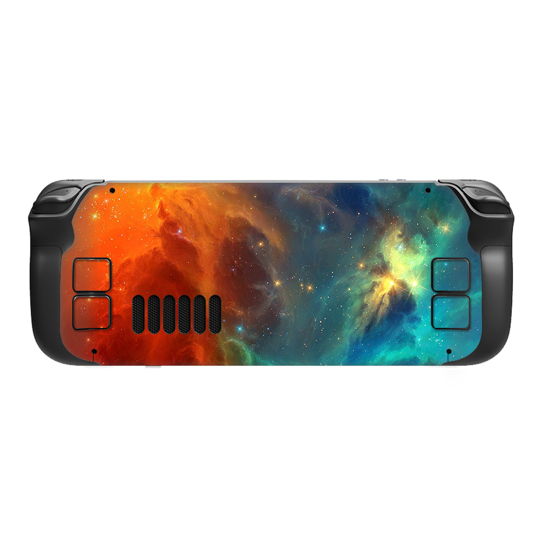 PlayVital Custom Full Set Protective Skin Decal for Steam Deck LCD & OLED - Orange Star Universe - SDTM001G2 playvital