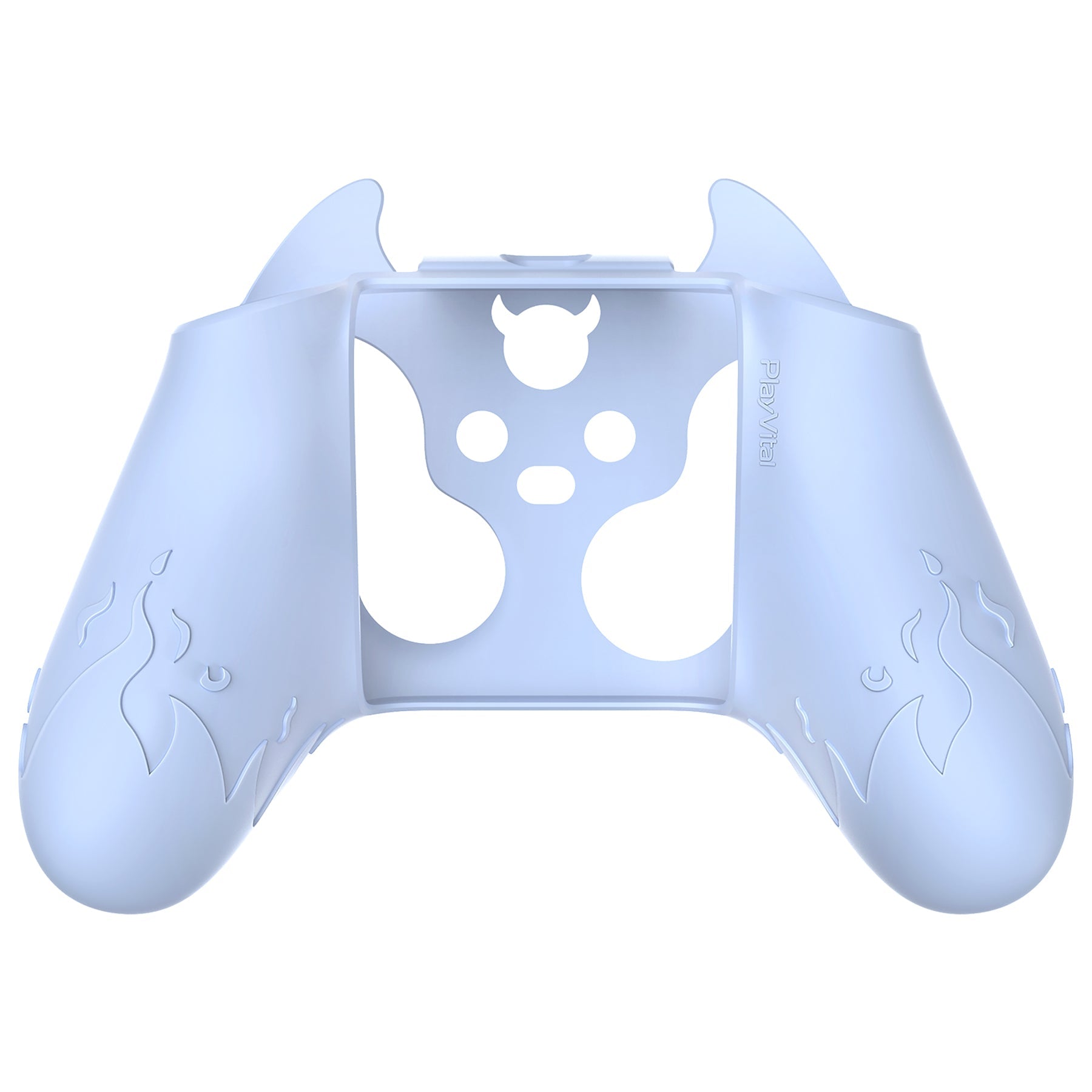 PlayVital Cute Demon Silicone Cover with Thumb Grip Caps for Xbox Series X/S Controller & Xbox Core Wireless Controller - Blue - PUKX3P002 PlayVital