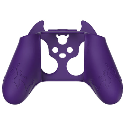 PlayVital Cute Demon Silicone Cover with Thumb Grip Caps for Xbox Series X/S Controller & Xbox Core Wireless Controller - Purple - PUKX3P003 PlayVital