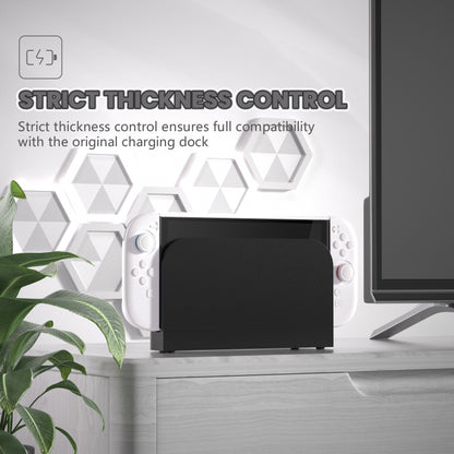 PlayVital Switch2対応 キュートな単色デザイン ハード保護ケース switch2背面キックスタンド使用可能ハードカバーケース 着装したままドック対応 キズ防止 耐衝撃 サムグリップ＆ボタンキャップ＆ステッカー付属【ホワイト】