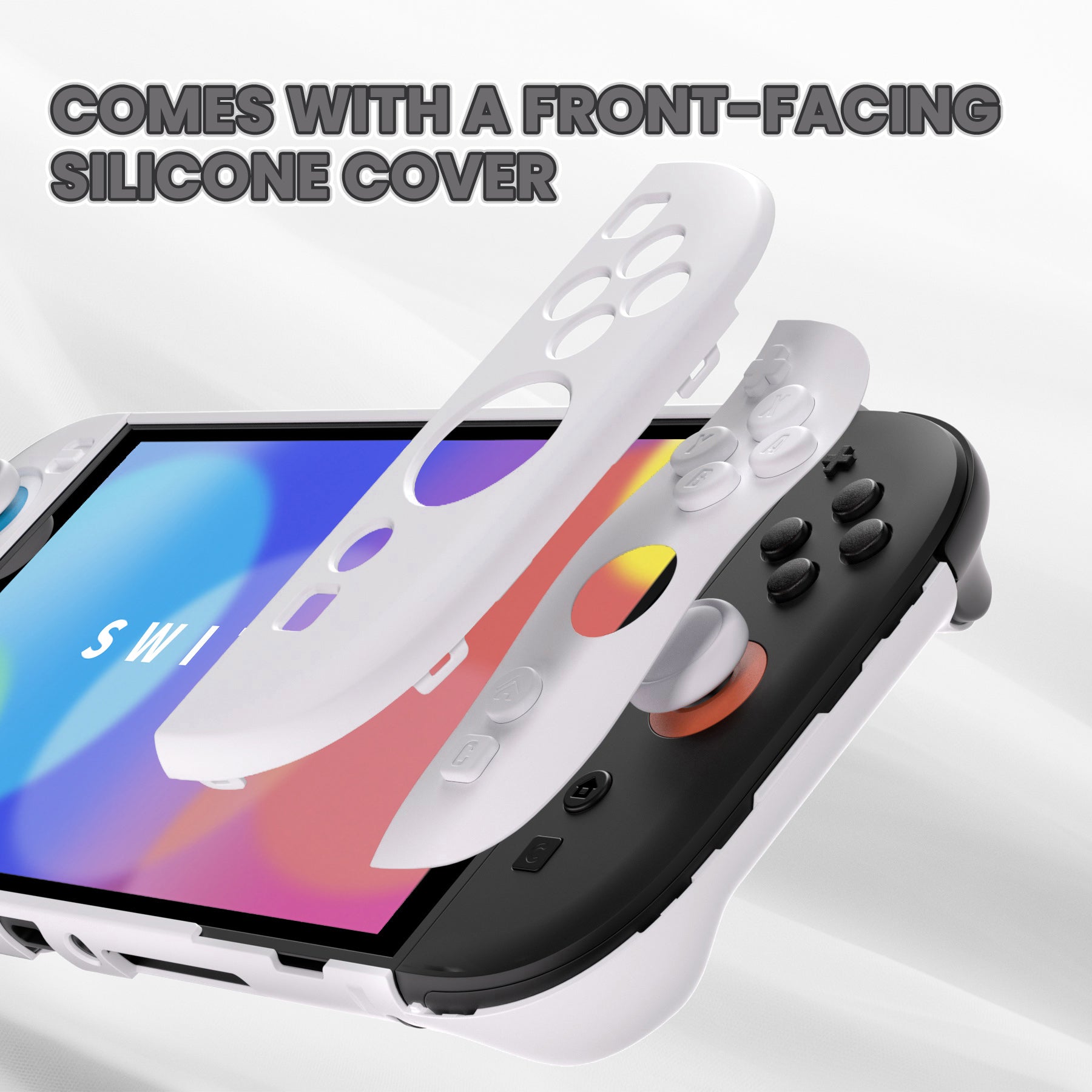 Nintendo Switch本体　保護カバースタンドポーチ付 PlayVital Switch2対応 キュートな単色デザイン ハード保護ケース