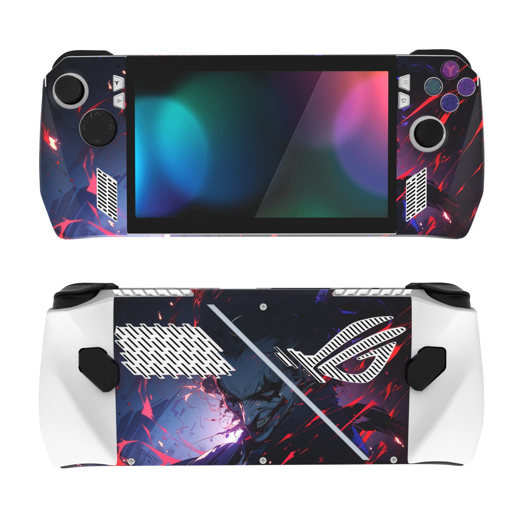 PlayVital Evil Clown Custom Stickers Vinyl Wraps Protective Skin Decal for ROG Ally Handheld Gaming Console - RGTM018 PlayVital