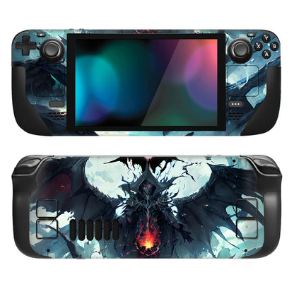 PlayVital Full Set Protective Skin Decal for Steam Deck, Custom Stickers Vinyl Cover for Steam Deck Handheld Gaming PC - Field of Devil - SDTM071 PlayVital