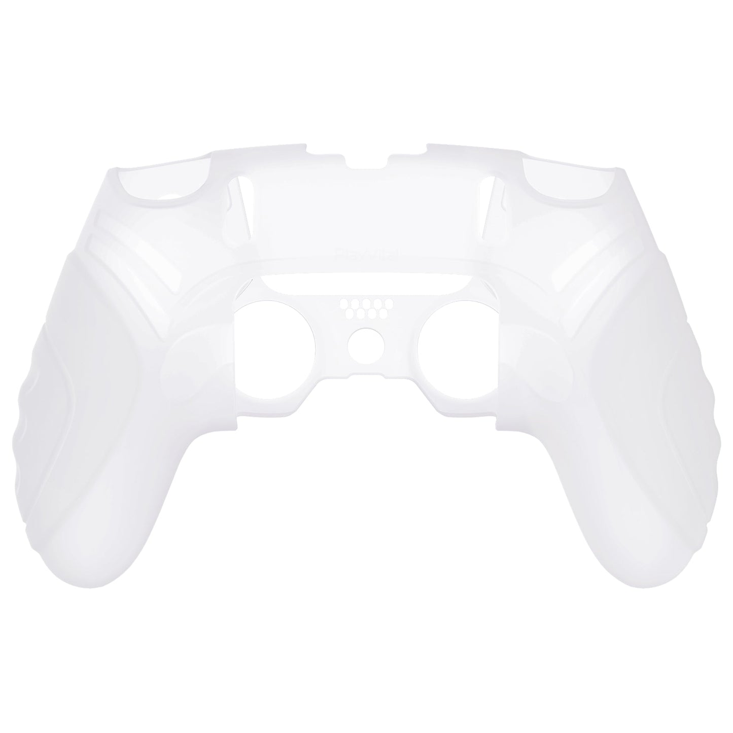 PlayVital Guardian Edition Anti-Slip Ergonomic Silicone Cover Case with Thumb Grip Caps for PS5 Edge Controller - Glow in Dark - Green - EHPFP006 PlayVital