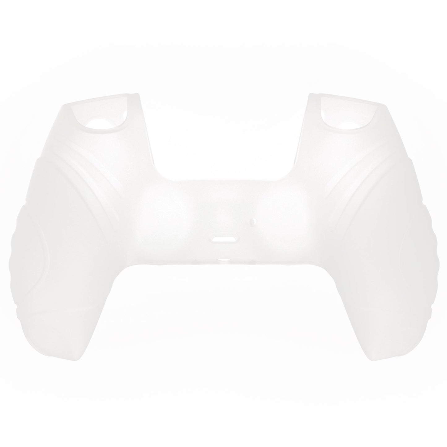 PlayVital Guardian Edition Anti-Slip Silicone Cover Skin with Thumb Grip Caps for PS5 Wireless Controller - Glow in Dark - Green - YHPF024 PlayVital