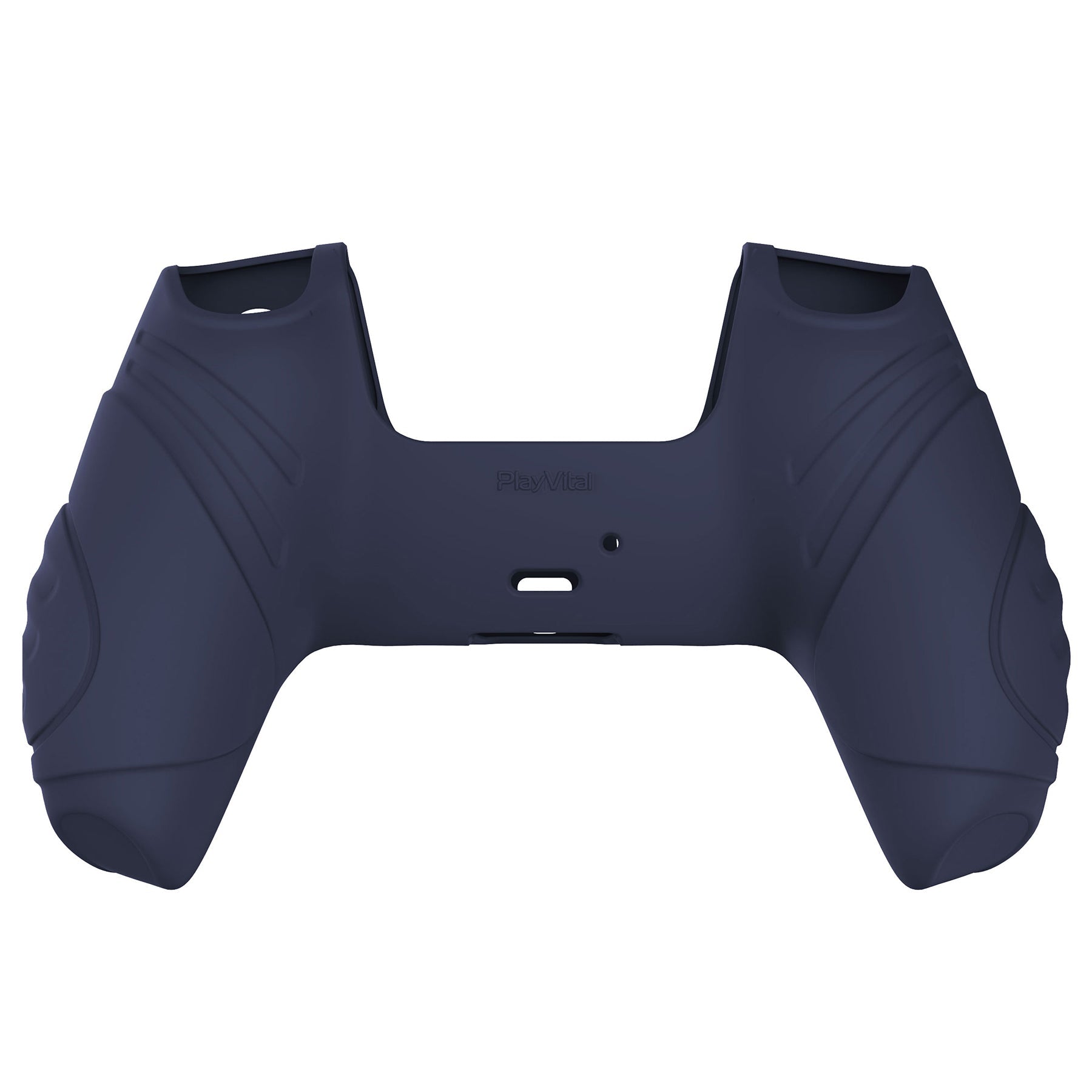 PlayVital Guardian Edition Anti-Slip Silicone Cover Skin with Thumb Grip Caps for PS5 Wireless Controller - Midnight Blue - YHPF003 PlayVital