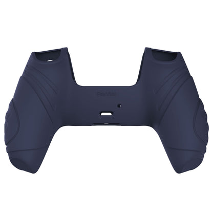 PlayVital Guardian Edition Anti-Slip Silicone Cover Skin with Thumb Grip Caps for PS5 Wireless Controller - Midnight Blue - YHPF003 PlayVital