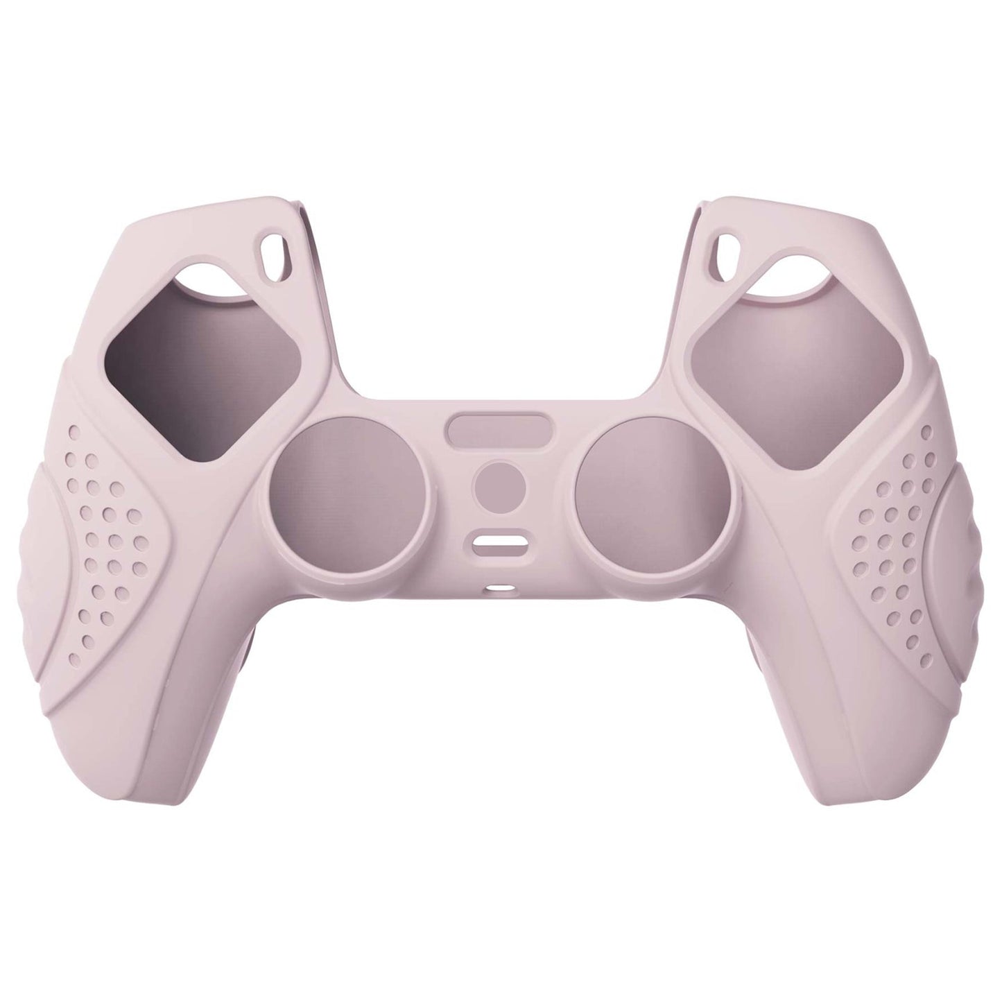 PlayVital Guardian Edition Anti-Slip Silicone Cover Skin with Thumb Grip Caps for PS5 Wireless Controller - Pink - YHPF005 PlayVital