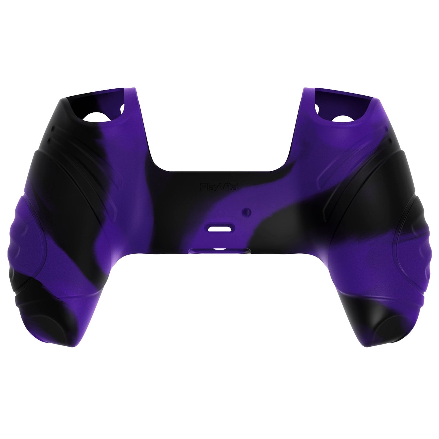 PlayVital Guardian Edition Anti-Slip Silicone Cover Skin with Thumb Grip Caps for PS5 Wireless Controller - Neon Purple - YHPF026 (Copy) PlayVital