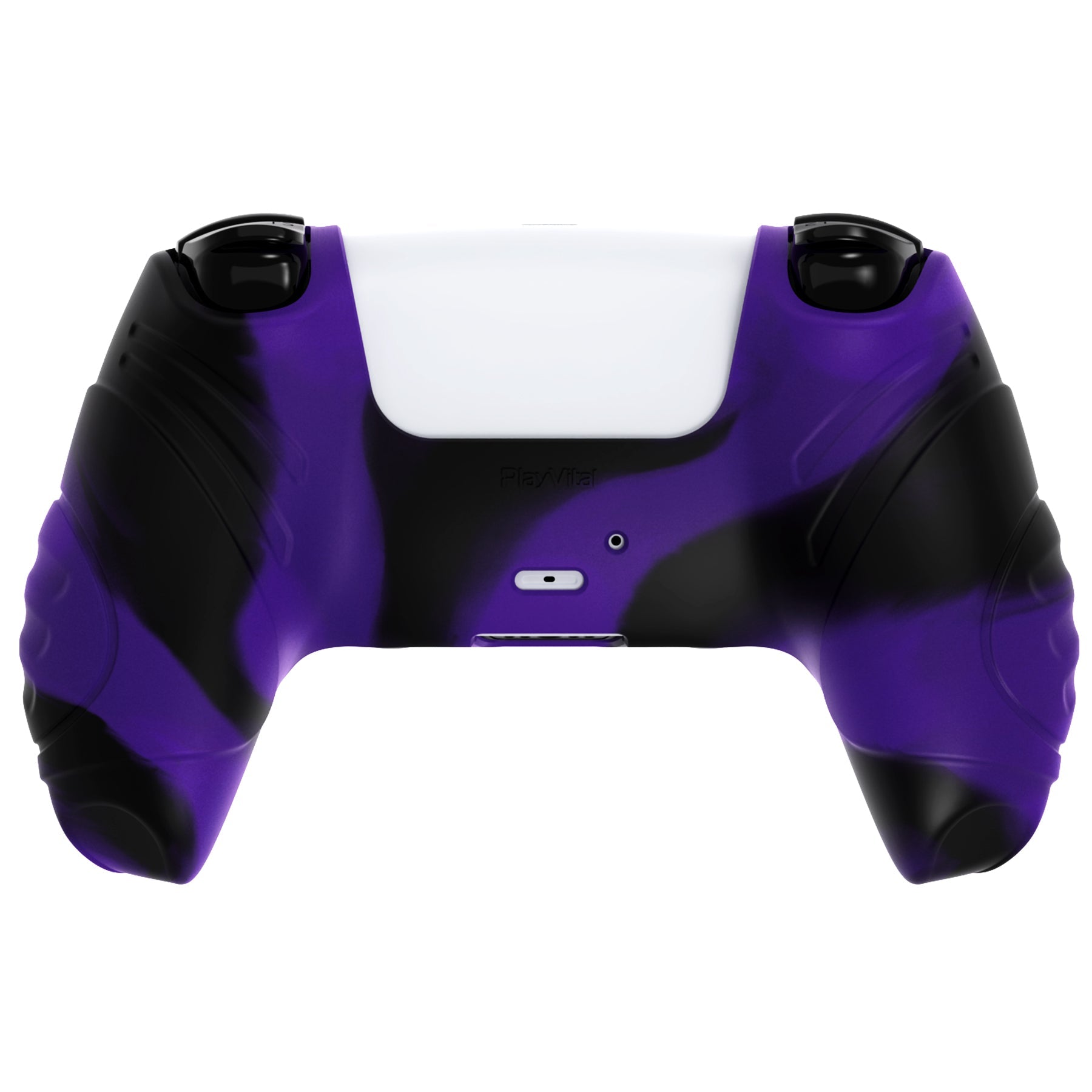 PlayVital Guardian Edition Anti-Slip Silicone Cover Skin with Thumb Grip Caps for PS5 Wireless Controller - Neon Purple - YHPF026 (Copy) PlayVital