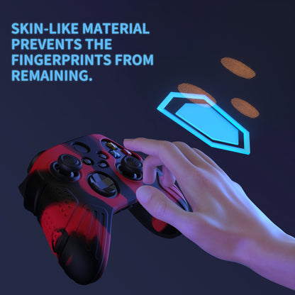 PlayVital Guardian Edition Anti-slip Silicone Cover Skin with Thumb Grip Caps for Xbox Series X/S Controller & Xbox Core Wireless Controller - Wine Red - HCX3011 (Copy) PlayVital