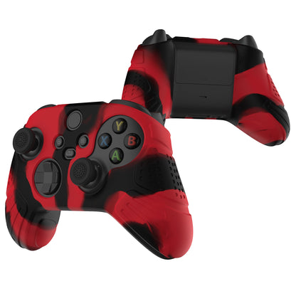 PlayVital Guardian Edition Anti-slip Silicone Cover Skin with Thumb Grip Caps for Xbox Series X/S Controller & Xbox Core Wireless Controller - Wine Red - HCX3011 (Copy) PlayVital