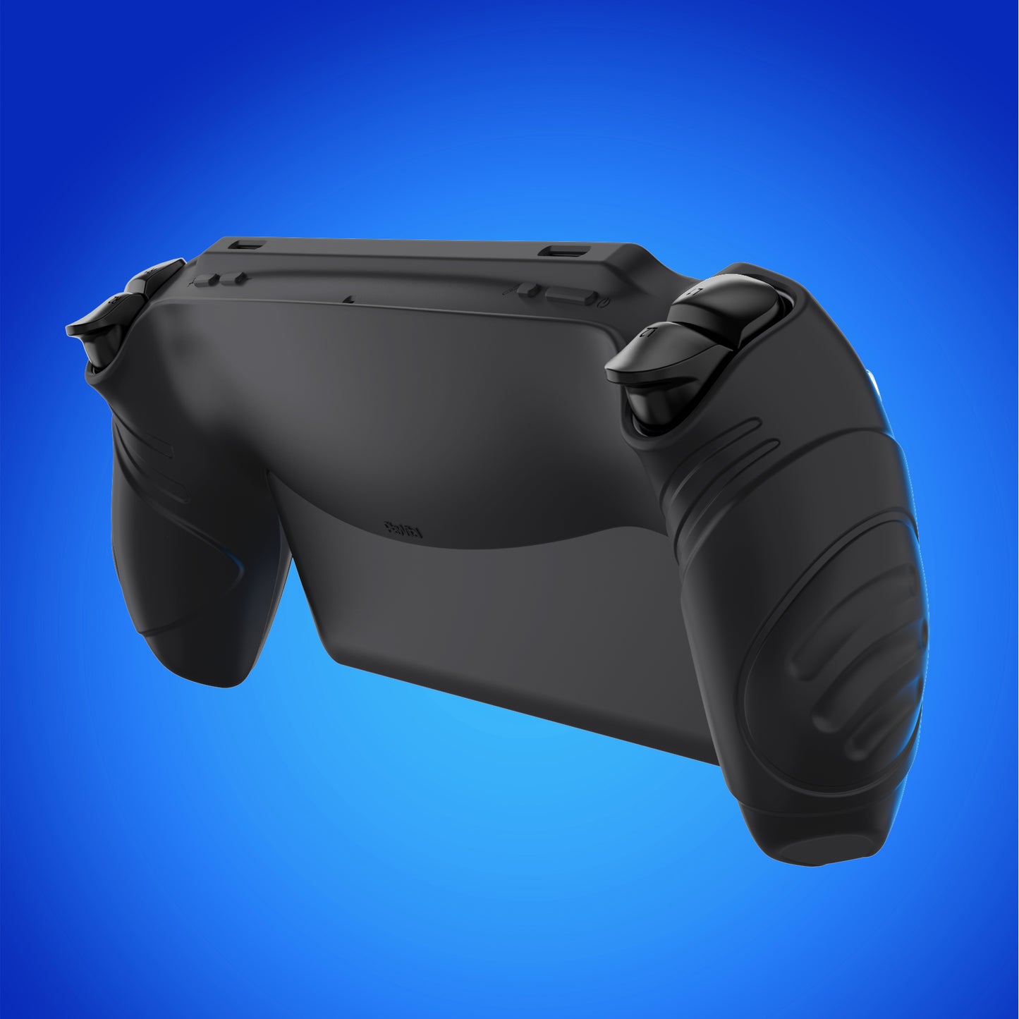 PlayVital Guardian Edition シリコン保護ケース 親指グリップ付き PS Portal リモートプレーヤー用 耐衝撃・滑り止めグリップデザインカバー【ブラック】