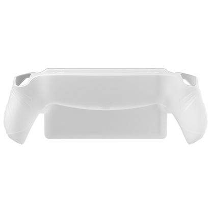 PlayVital Guardian Edition シリコン保護ケース 親指グリップ付き PS Portal リモートプレーヤー用 耐衝撃・滑り止めグリップデザインカバー【クリアホワイト】