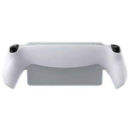 PlayVital Guardian Edition シリコン保護ケース 親指グリップ付き PS Portal リモートプレーヤー用 耐衝撃・滑り止めグリップデザインカバー【クリアホワイト】
