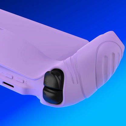 PlayVital Guardian Edition シリコン保護ケース 親指グリップ付き PS Portal リモートプレーヤー用 耐衝撃・滑り止めグリップデザインカバー【モーブパープル】