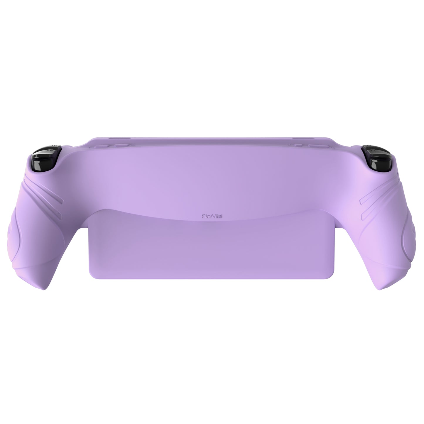 PlayVital Guardian Edition シリコン保護ケース 親指グリップ付き PS Portal リモートプレーヤー用 耐衝撃・滑り止めグリップデザインカバー【モーブパープル】