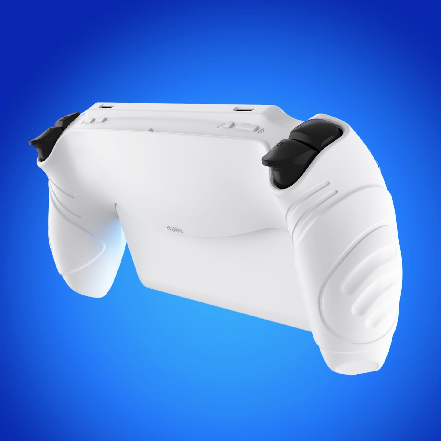 PlayVital Guardian Edition シリコン保護ケース 親指グリップ付き PS Portal リモートプレーヤー用 耐衝撃・滑り止めグリップデザインカバー【ホワイト】